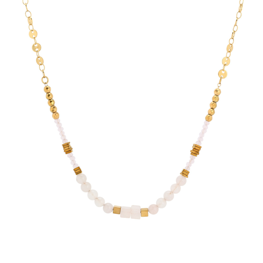 Collana in acciaio cristalli GB