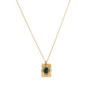 Collar en acero colgante rectangular GB
