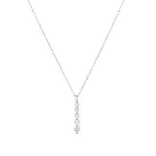 Colar Luxury com cinco brilhantes