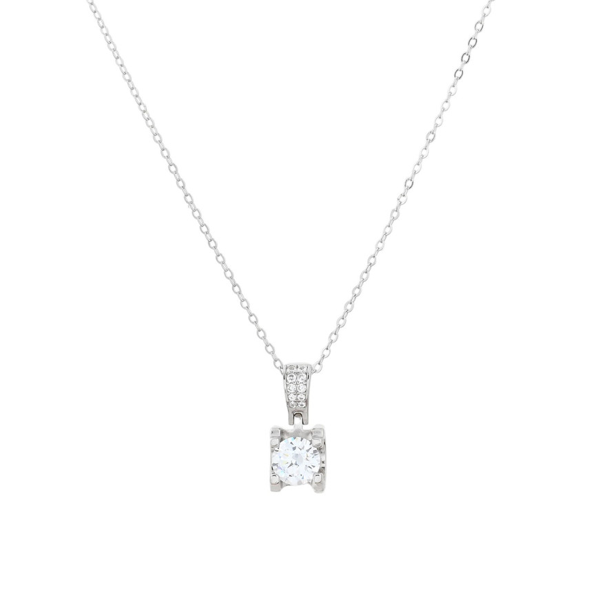 Colar Luxury com zircônia quadrada
