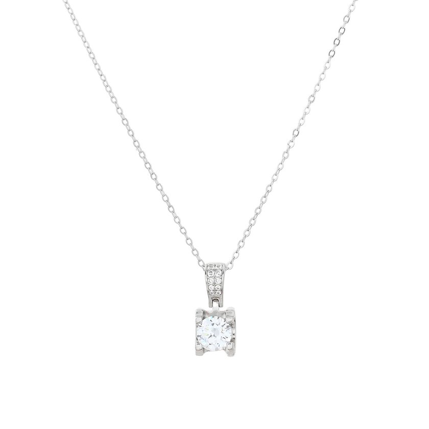 Colar Luxury com zircônia quadrada