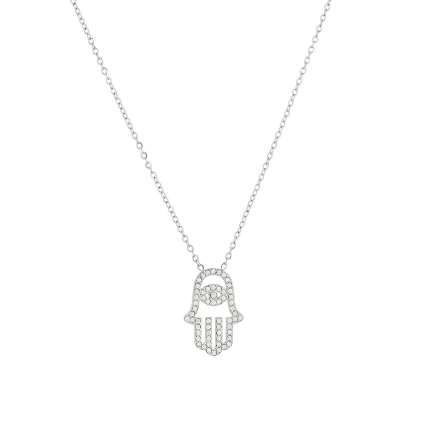 Collana in acciaio mano GB