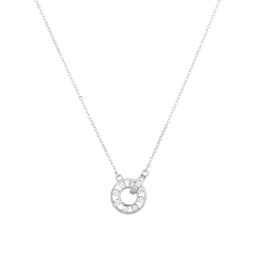 Collier Luxury entrelacé avec brillants
