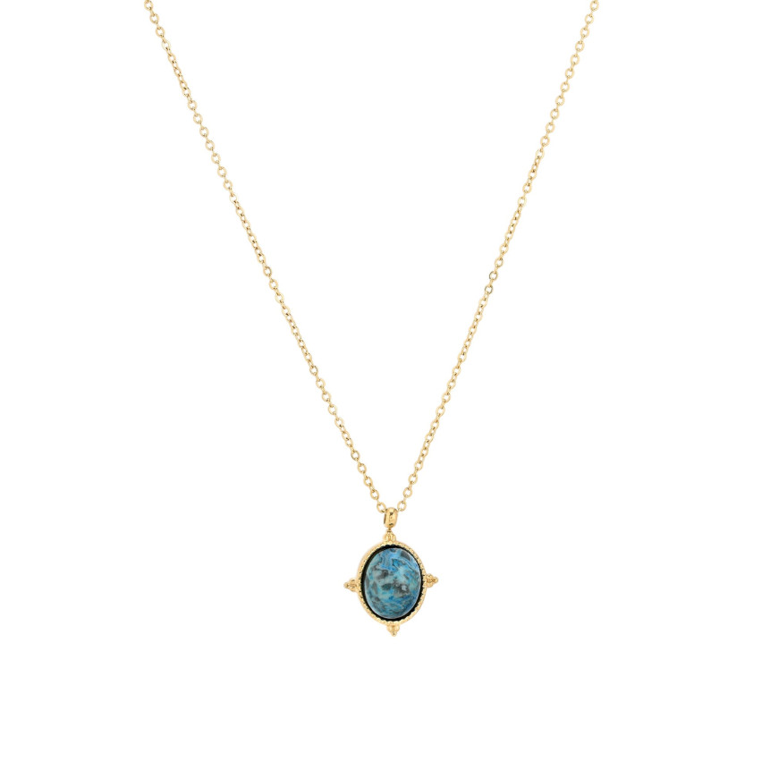 Collar en acero colgante redondo GB