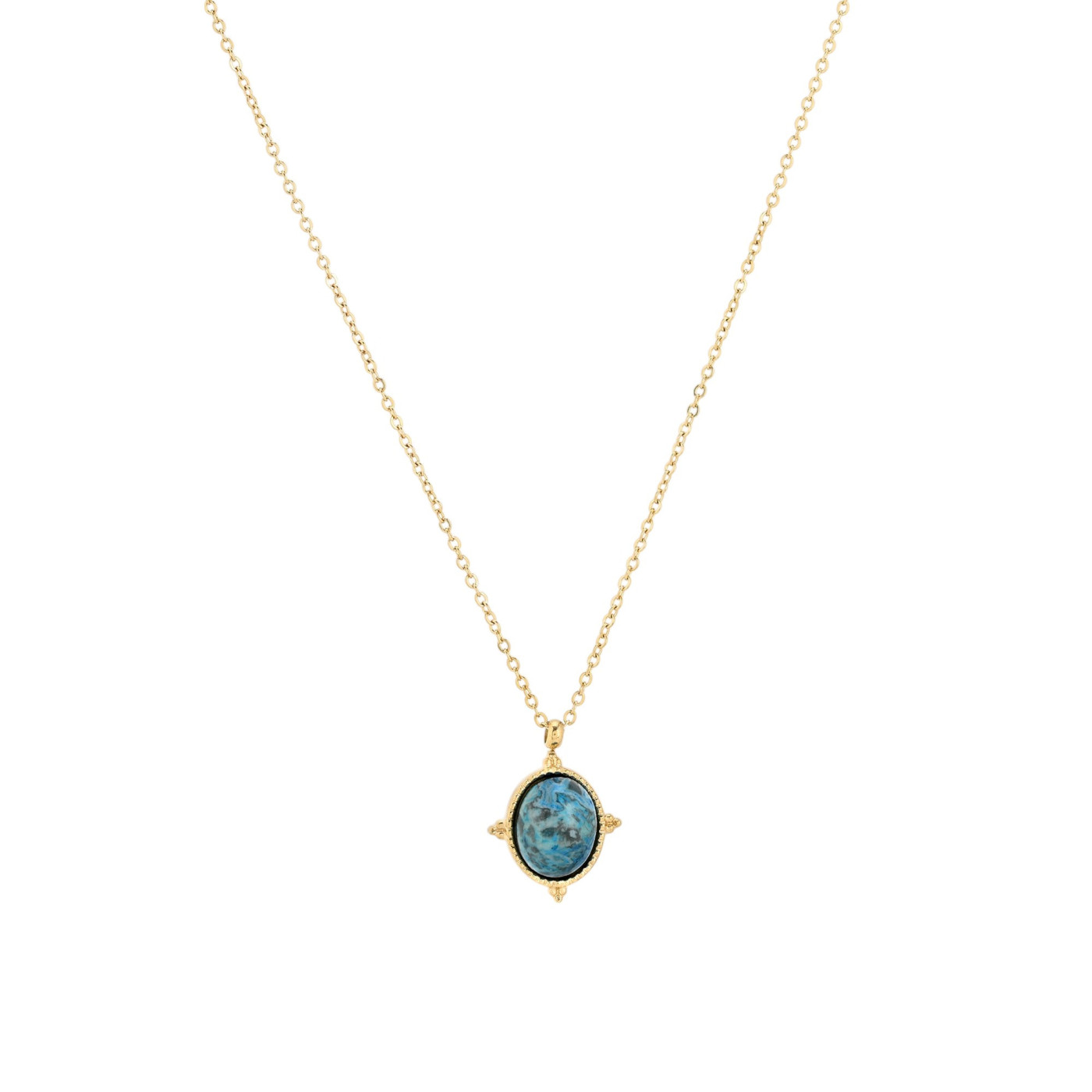 Collar en acero colgante redondo GB