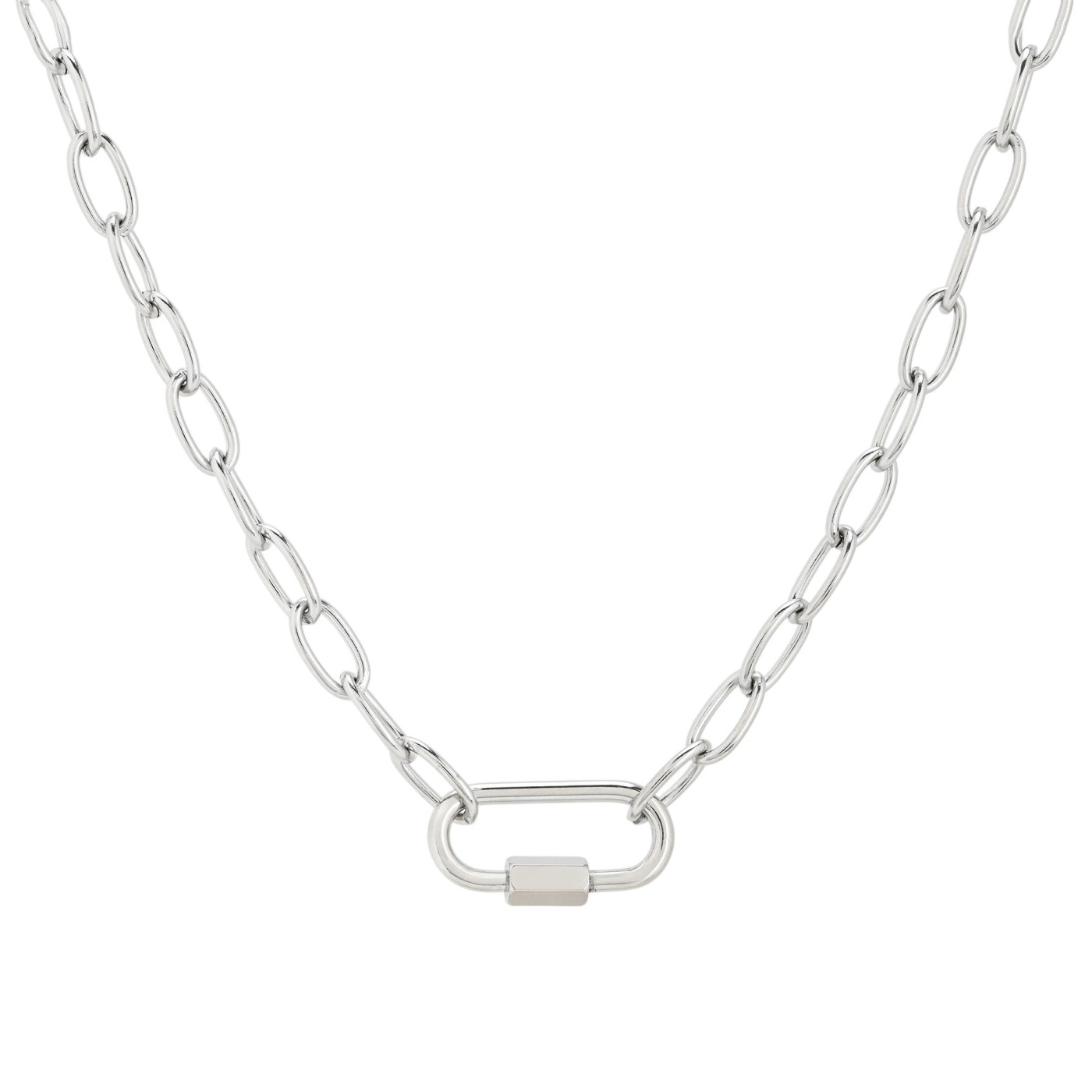 Collar de acero con eslabones GB