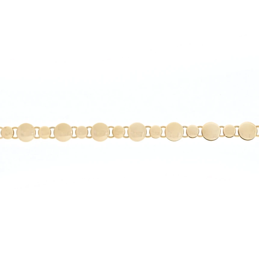Bracciale in acciaio palle distinte GB