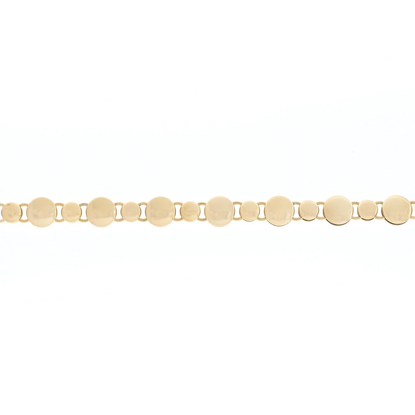Bracciale in acciaio palle distinte GB