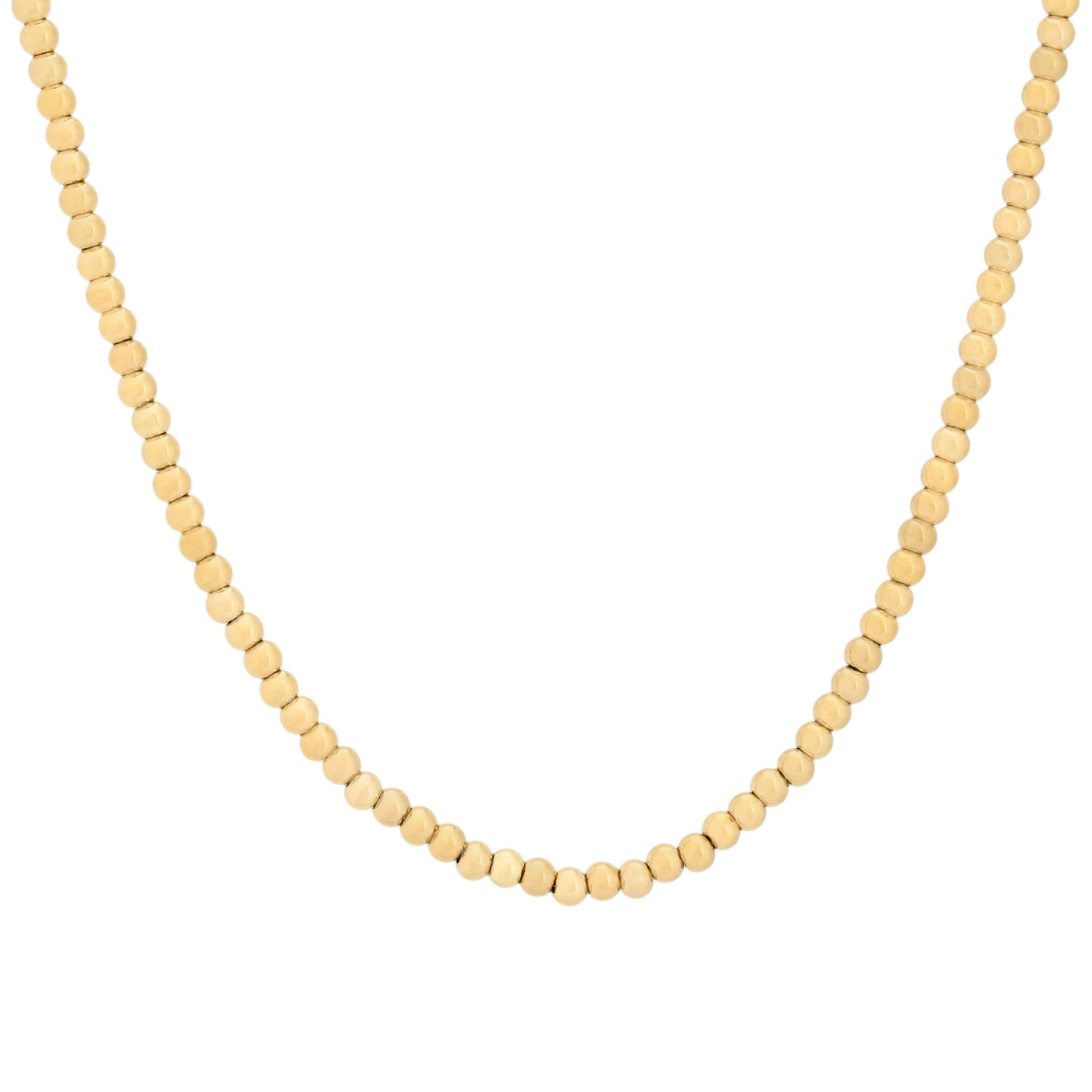 Steel necklace balls GB