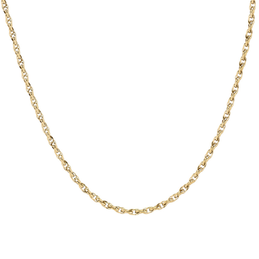 Braided mesh steel necklace basic GB