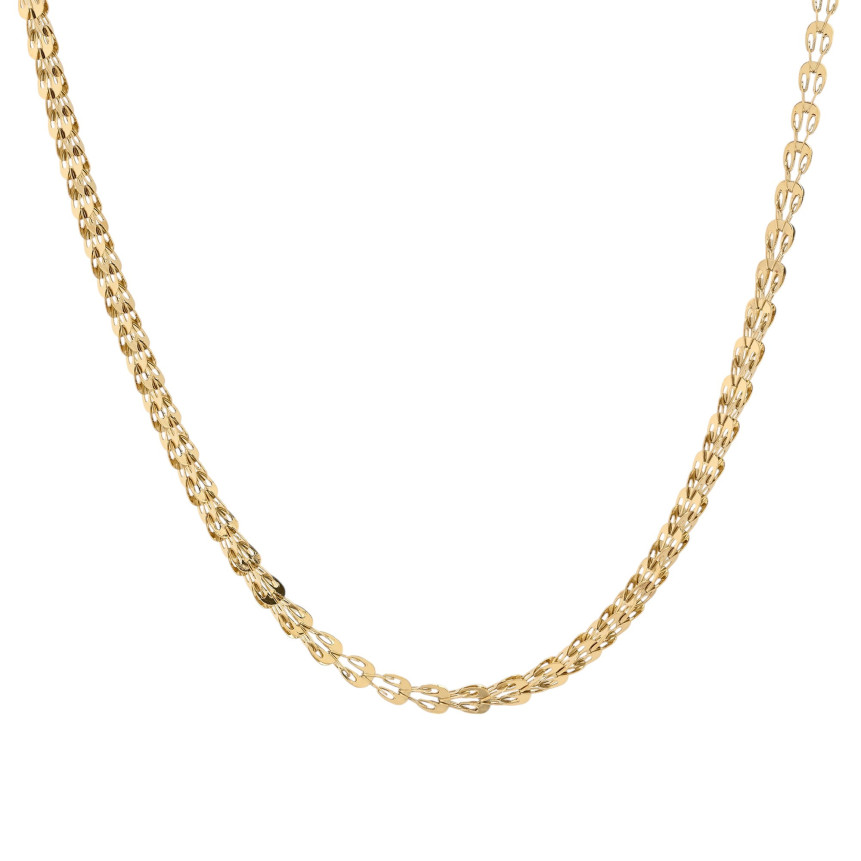 Collar acero malla diferente básico GB