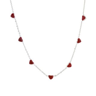 Steel hearts necklace GB