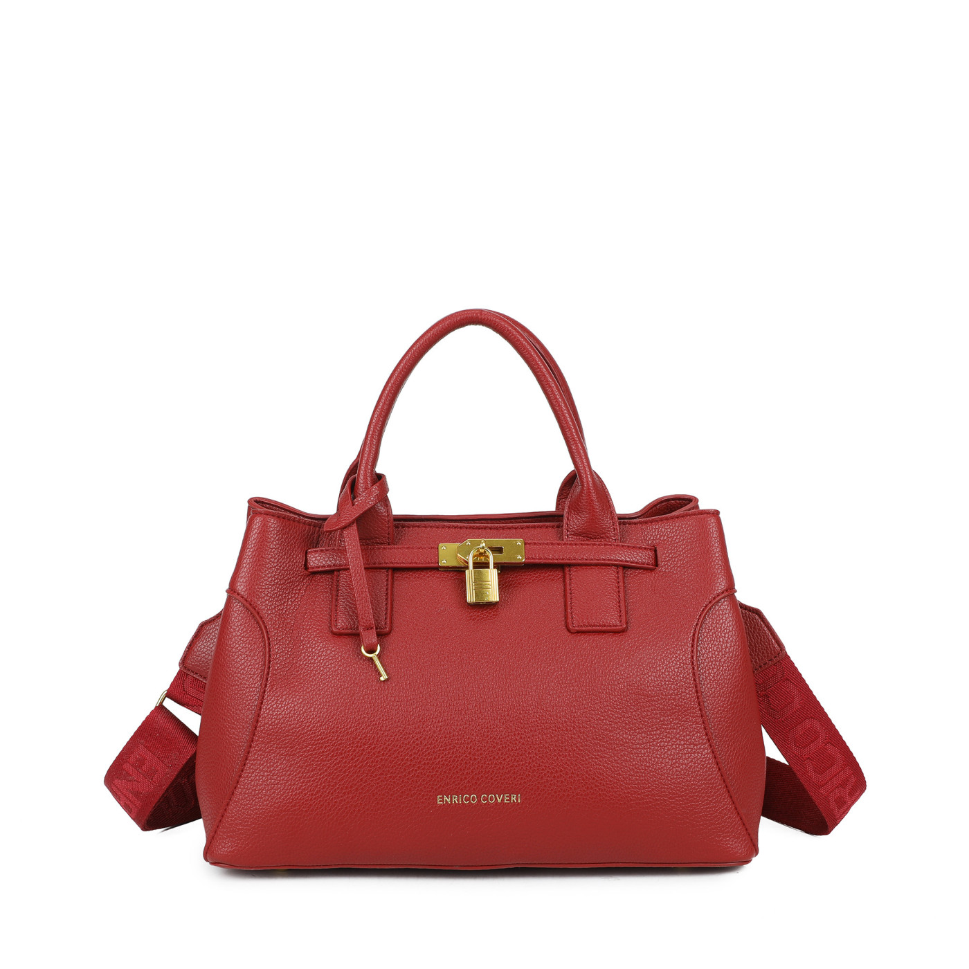 Borsa Shopper con lucchetto decorativo