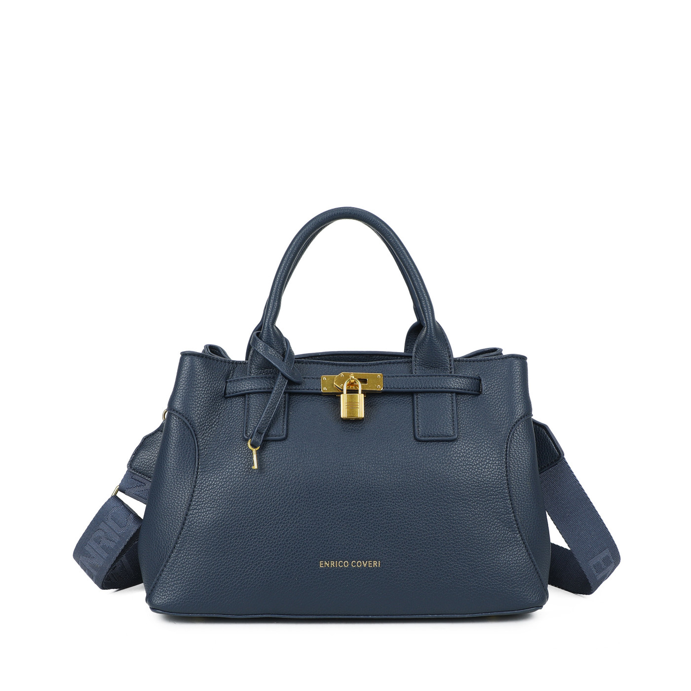 Borsa Shopper con lucchetto decorativo