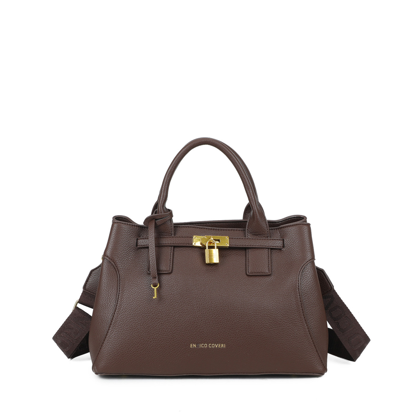 Borsa Shopper con lucchetto decorativo
