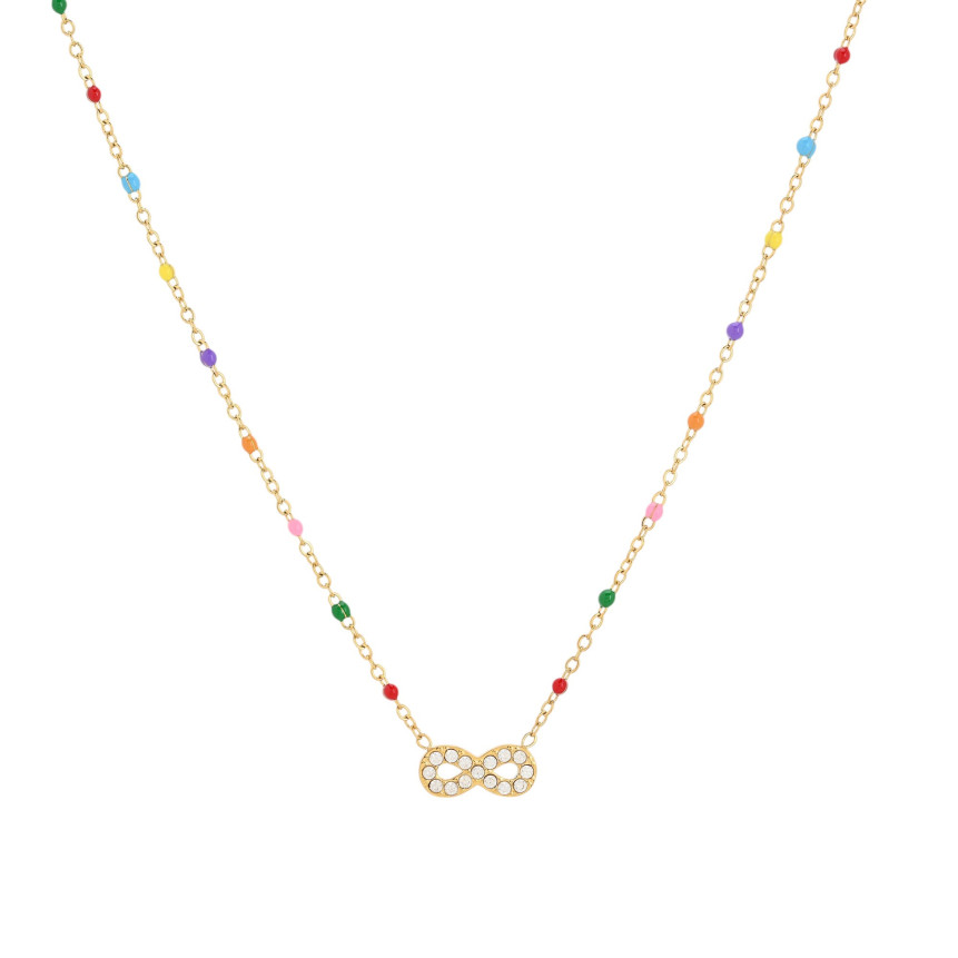 Collana in acciaio infinito GB