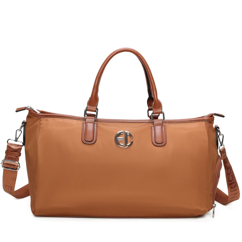 Shopper Bag with Silver Detail