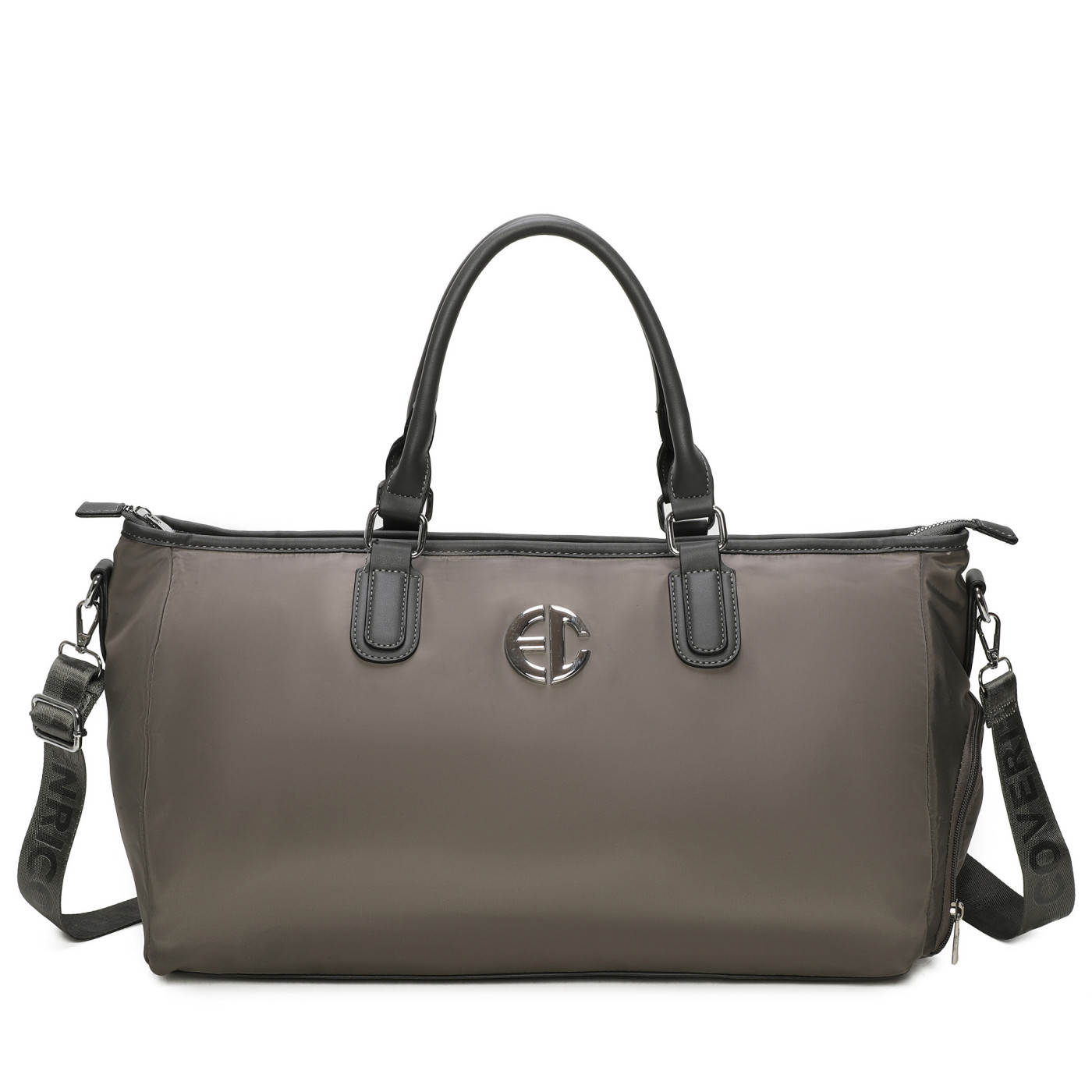 Shopper Bag with Silver Detail