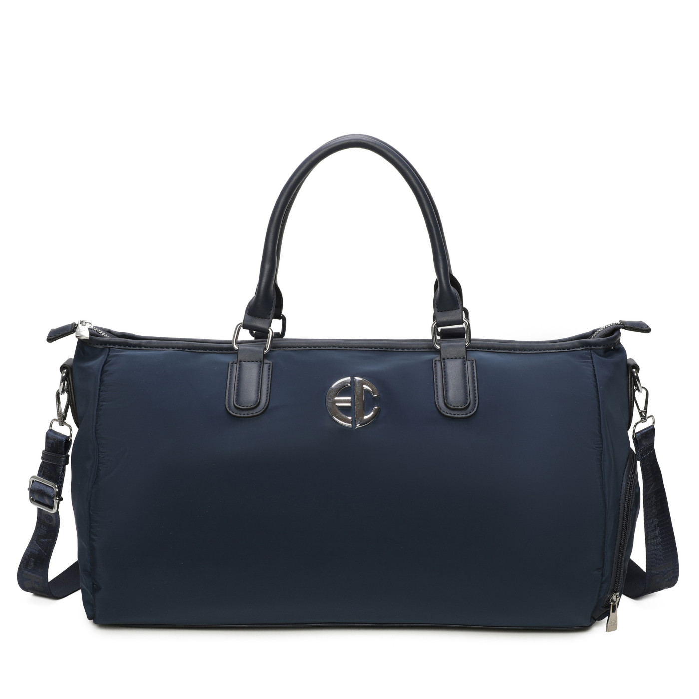 Shopper Bag with Silver Detail