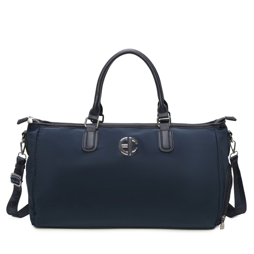 Bolso Shopper con detalle plateado