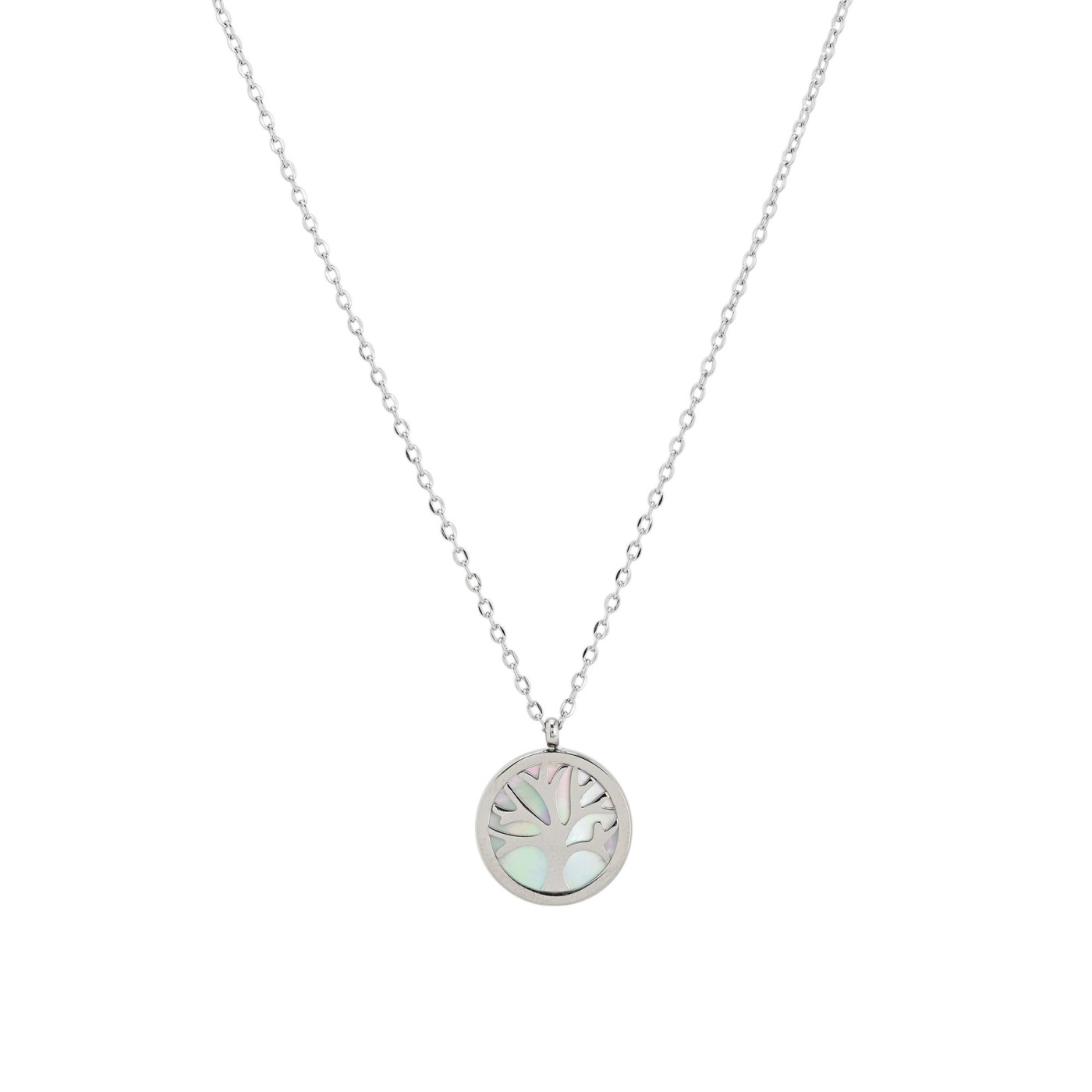 Collana in acciaio albero della vita GB