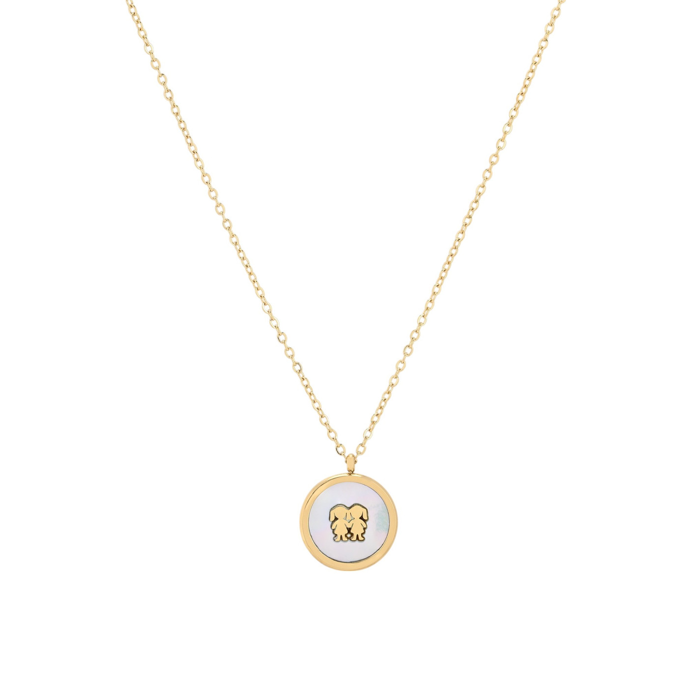 Collar acero dos chicas GB