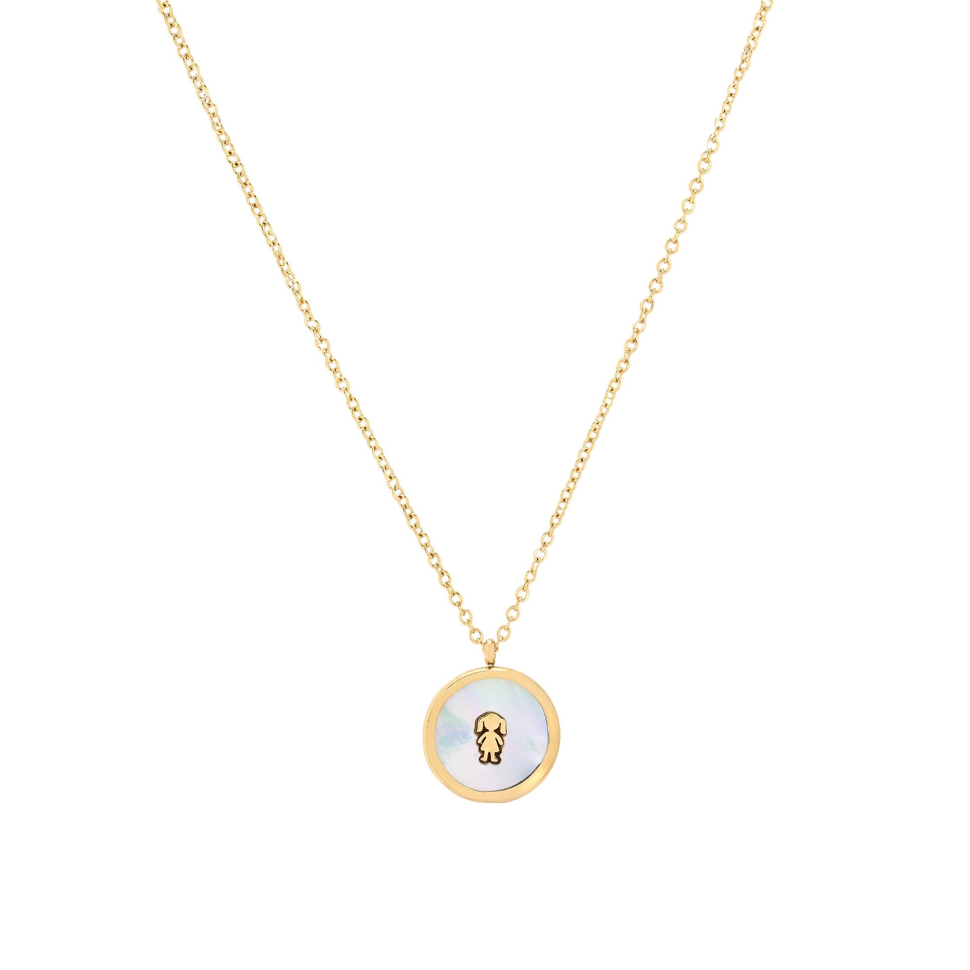 Collier acier fille GB