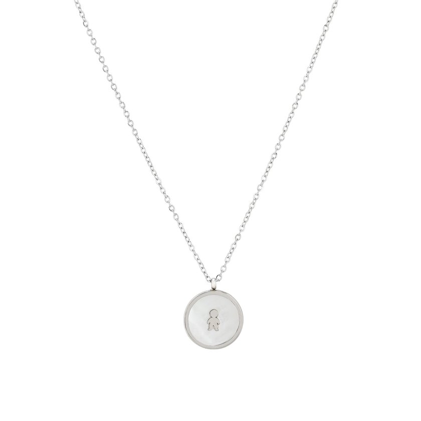 Stainless steel boy necklace GB