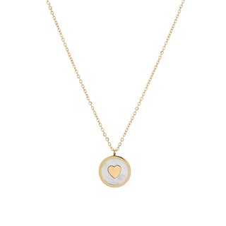 Collana cuore in acciaio GB