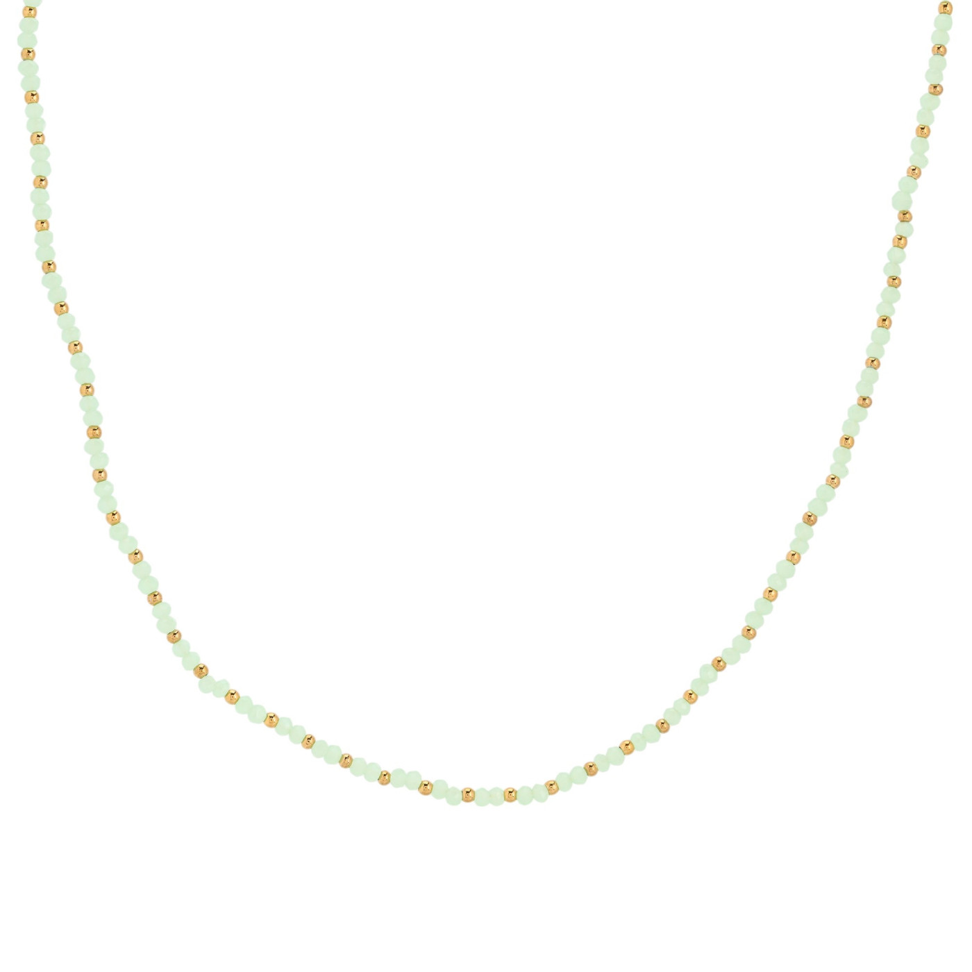 Collar acero con piedras coloridas GB