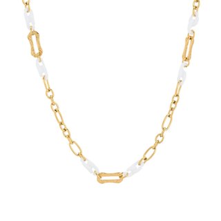 Collar de acero con cadena y eslabones GB