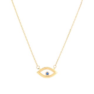 Semi precious necklace eye GB