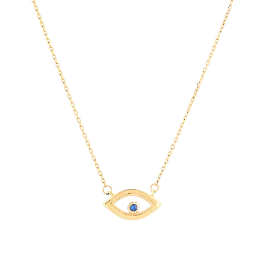 Semi precious necklace eye GB