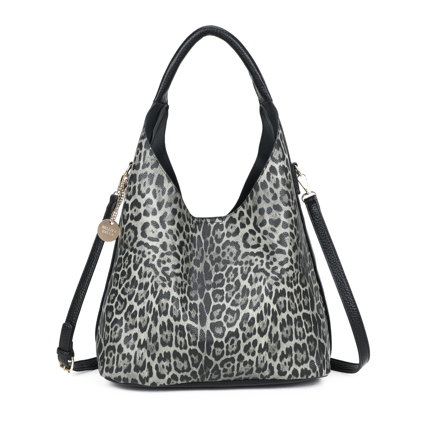 Borsa a tracolla con stampa animale