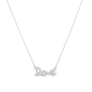 Colar Luxury com palavra love