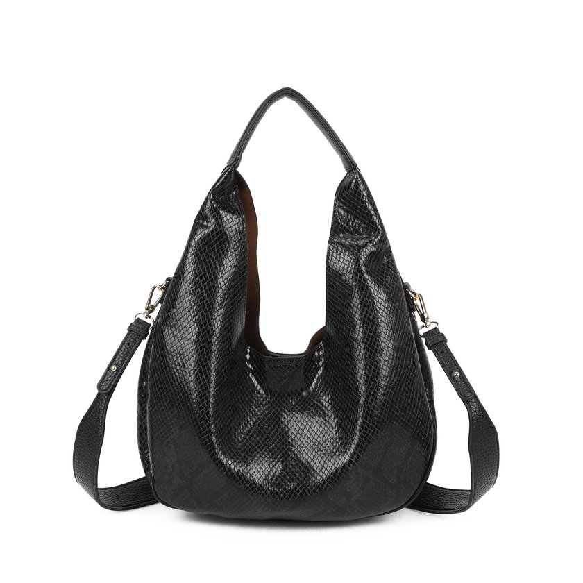 Bolso de hombro con estampado animal