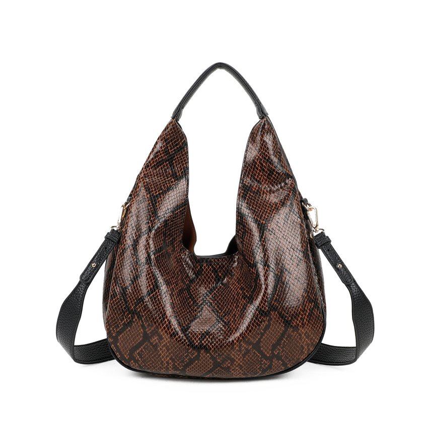 Bolso de hombro con estampado animal