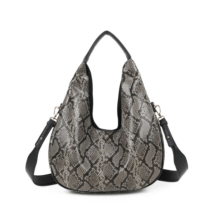 Bolso de hombro con estampado animal