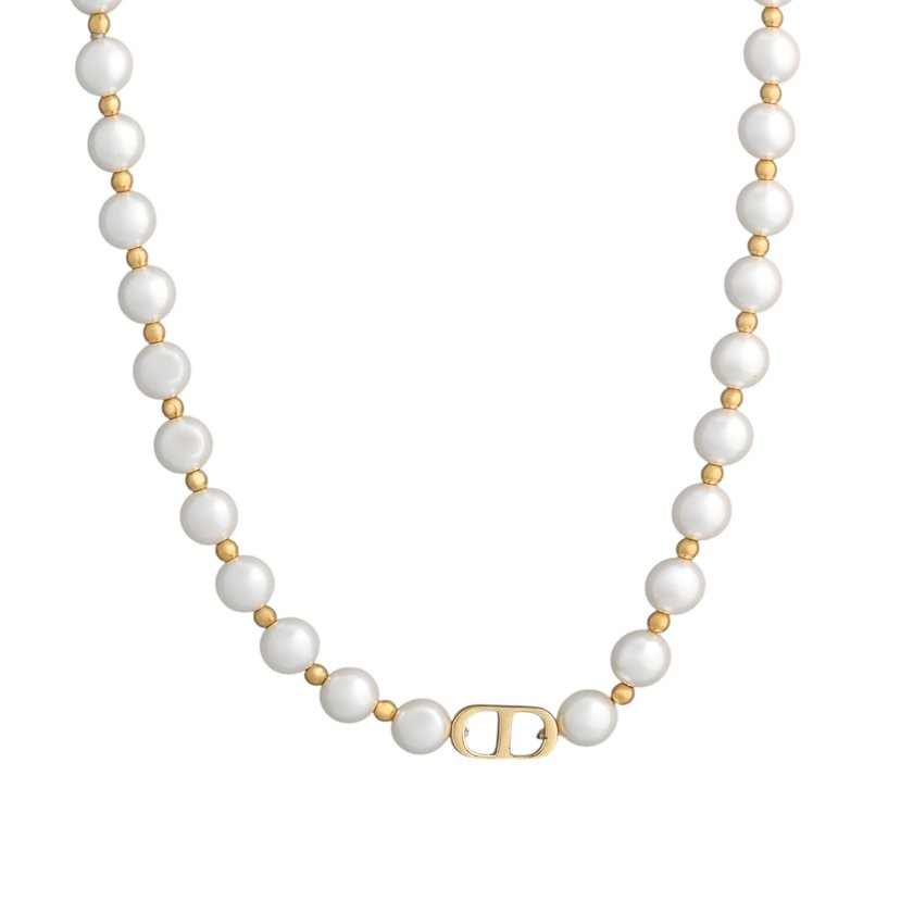 Semi precious pearls necklace GB
