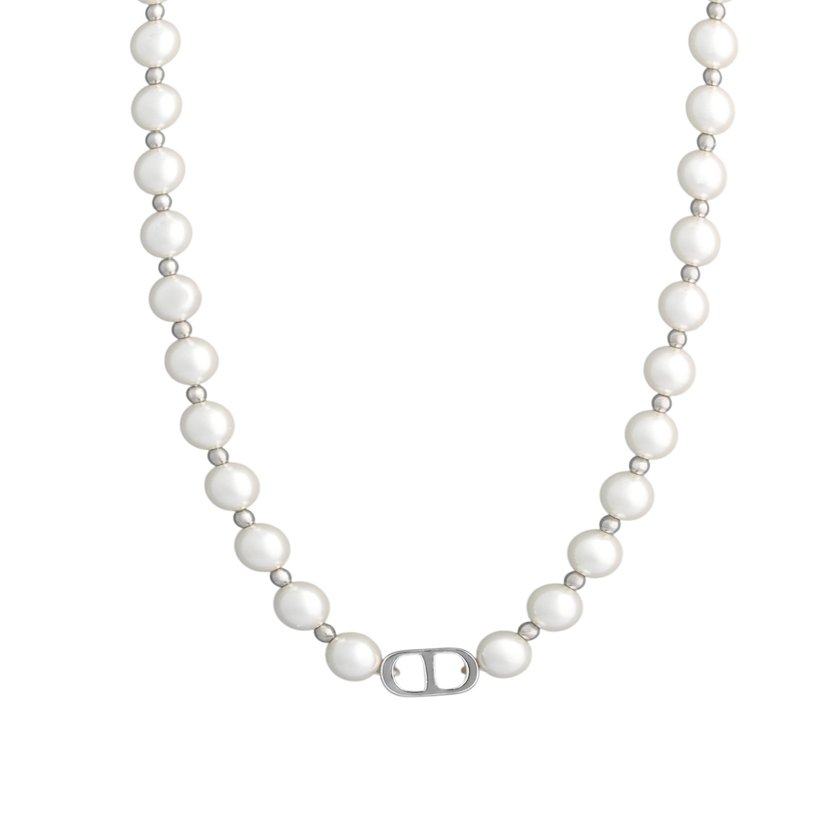 Semi precious pearls necklace GB