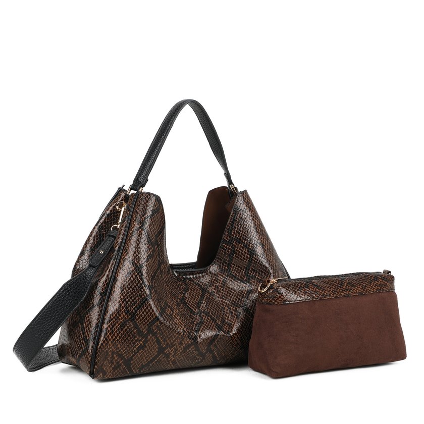 Bolso Shopper con estampado animal