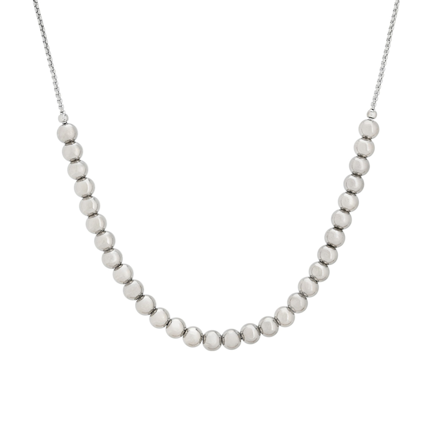 Collana in acciaio sfere GB