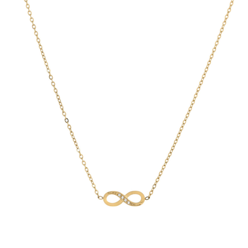 Steel infinite necklace basic GB