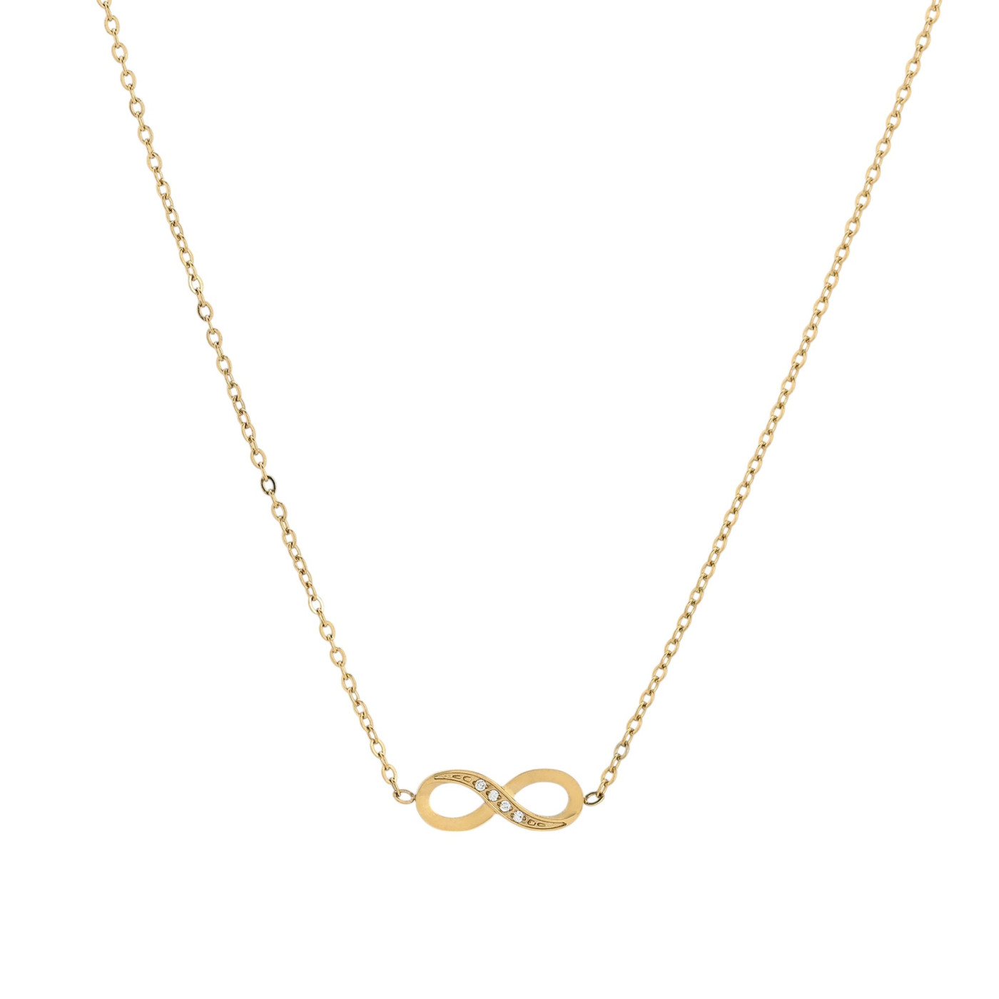 Steel infinite necklace basic GB