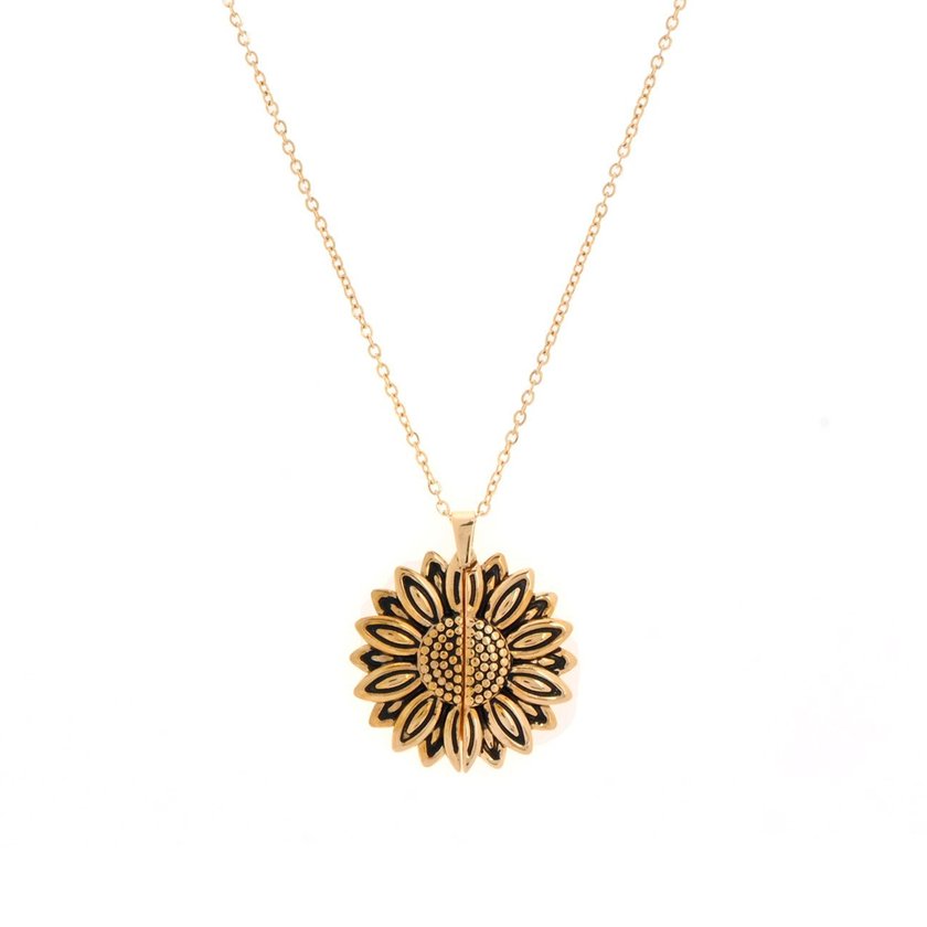 Collar de acero girasol GB