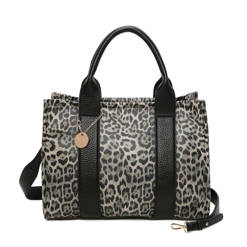 Sac à main Shopper imprimé animal