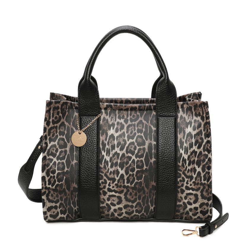 Sac à main Shopper imprimé animal