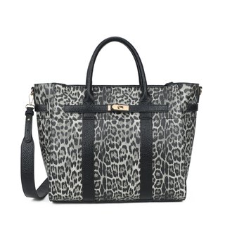 Sac à main Shopper imprimé animal