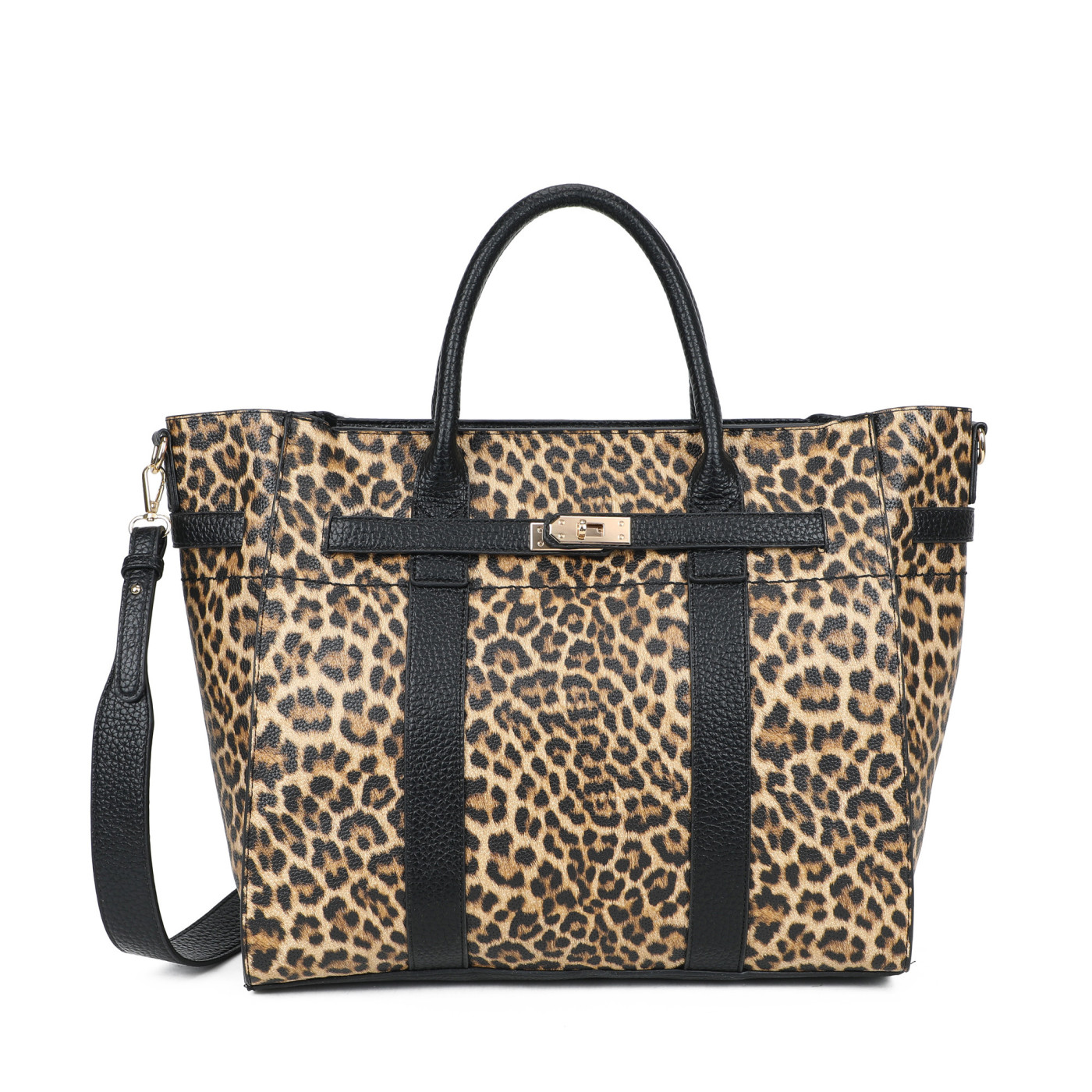 Mala Shopper com estampado animal