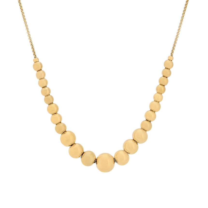 Collier en acier avec billes GB